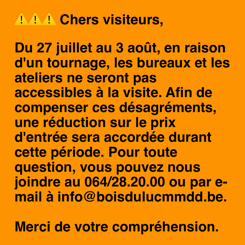 COMMUNICATION IMPORTANTE CONCERNANT L’ACCÈS AU SITE